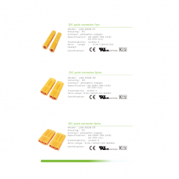 Qiuck 2 pins 3 pins connectors 