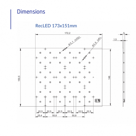 PCB STRADA 2x2 6x6 8x8 