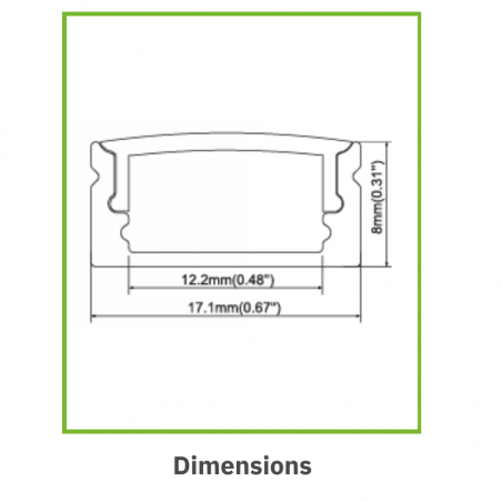 TP35 LED STRIP  ALU PROFILE 
