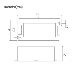 12W 12V DALI TINY DRIVER 