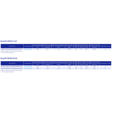 RECLED 519X261MM SELV LED MODULES 