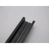Profil aluminium encastré couleur noir pour DAISY