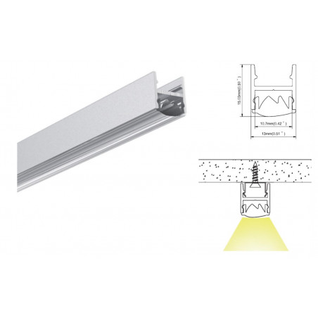 RANGE OF PROFILES COMPATIBLE WITH LINDA-10 OPTICS FROM LEDiL