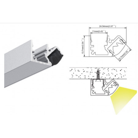 RANGE OF PROFILES COMPATIBLE WITH LINDA-10 OPTICS FROM LEDiL