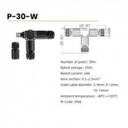 IP 68 Connector Screw Less 