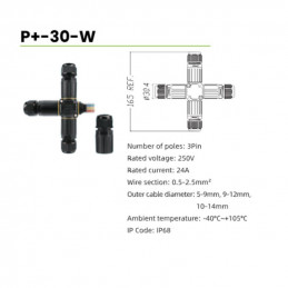 IP 68 Connector Screw Less 