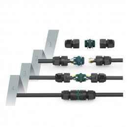 + TYPE IP 68 Connector Screw Less 